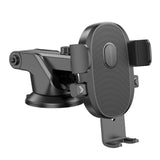 Suport auto Borofone Grand (BH93), cu Ventuza, pentru Bord/Parbriz, 360A° Adjust, Telescopic Brat, 4.5a€“7, negru