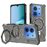 Husa pentru Xiaomi Redmi 15C 4G, Techsuit Carbon Shield PRO, fumuriu