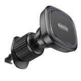 Suport auto Borofone Ice (BH96), Magnetic, pentru Grila ventilatie, 360° Adjust, negru