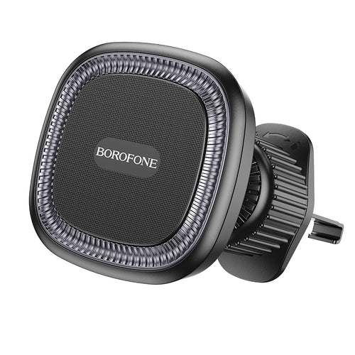 Suport auto Borofone Ice (BH96), Magnetic, pentru Grila ventilatie, 360° Adjust, negru
