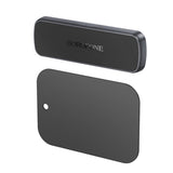 Suport auto Borofone (BH121), Magnetic, pentru Bord, Adhesive Base 4.5–7 inch, negru