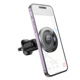 Suport auto Borofone Profit (BH122), Magnetic, pentru Grila ventilatie, 360° Adjust, 4.5–7 inch Phones, negru