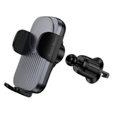 Suport auto Borofone cu Wireless Charging Path (BH221), Incarcare rapida, 15W, Secure Grip, gri