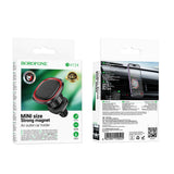 Suport auto Borofone Roman (BH124), Magnetic, pentru Air Outlet, 360° Adjust, 4.5–7 inch Phones, negru