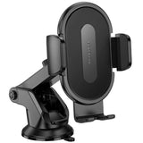 Suport auto Borofone Rio (BH134), pentru Bord/Parbriz, 360° Adjust, ABS, Silicon, 4.5–7, negru