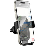 Suport auto Borofone Follower Gravity (BH129), pentru Grila ventilatie, 360° Adjust, Gravity Vent Mount, ABS Silicon, 6.1–7, negru