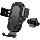 Suport auto Borofone Follower Gravity (BH129), pentru Grila ventilatie, 360° Adjust, Gravity Vent Mount, ABS Silicon, 6.1–7, negru