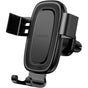 Suport auto Borofone Follower Gravity (BH129), pentru Grila ventilatie, 360° Adjust, Gravity Vent Mount, ABS Silicon, 6.1–7, negru