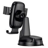 Suport auto Borofone Follower Gravity (BH130), pentru Bord/Parbriz, 360° Adjust, ABS, Silicon, 6.1-7, negru