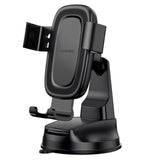 Suport auto Borofone Follower Gravity (BH130), pentru Bord/Parbriz, 360° Adjust, ABS, Silicon, 6.1-7, negru