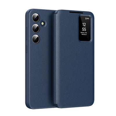 Husa pentru Samsung Galaxy S25 FE, Techsuit SmartView Series, albastru