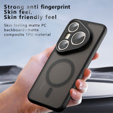Husa pentru Huawei Pura 80 Pro, Techsuit PureFrost MagSafe, negru frost