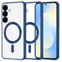Husa pentru Samsung Galaxy S25 FE, Techsuit Lux Crystal MagSafe, albastru