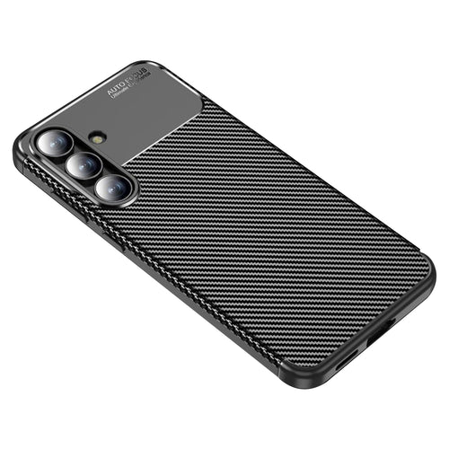 Husa pentru Samsung Galaxy S25 FE, Techsuit CarbonFiber, negru