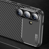 Husa pentru Samsung Galaxy S25 FE, Techsuit CarbonFiber, negru