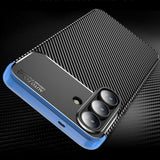Husa pentru Samsung Galaxy S25 FE, Techsuit CarbonFiber, negru