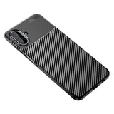 Husa pentru Samsung Galaxy A07 4G, Techsuit CarbonFiber, negru