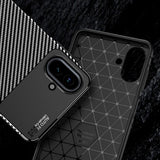 Husa pentru Samsung Galaxy A07 4G, Techsuit CarbonFiber, negru