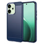 Husa pentru OPPO Reno14, Techsuit Carbon Silicone, albastru