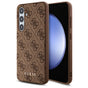 Husa pentru Samsung Galaxy S24 FE, Guess Hardcase 4G Classic (GUHCS24FEG4GFBR), maro