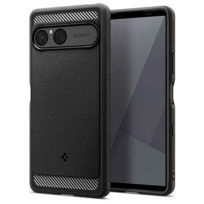 Husa pentru Sony Xperia 10 VII, Spigen Rugged Armor (ACS09592), negru