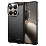 Husa pentru Xiaomi 15T, Techsuit Carbon Silicone, albastru