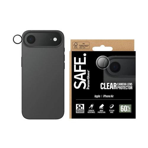 Folie de protectie pentru iPhone 17 Air, PanzerGlass® SAFE. Camera Lens Protector