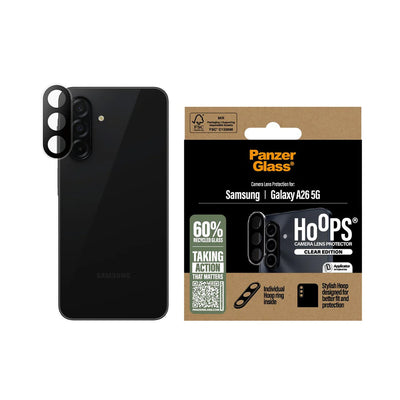 Folie de protectie pentru Samsung Galaxy A26 5G, PanzerGlass® Hoops® Camera Lens Protector