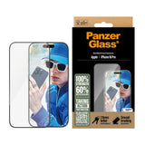 Folie de protectie pentru iPhone 16 Pro, PanzerGlass® Ultra-Wide Fit Screen Protector