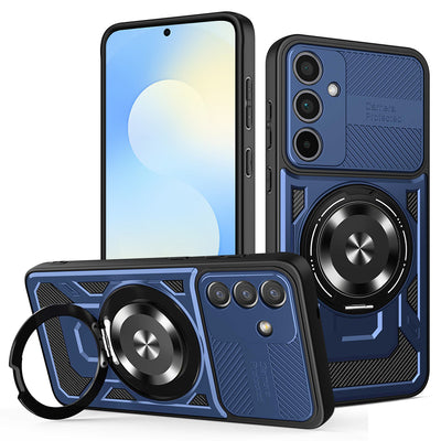 Husa pentru Samsung Galaxy S25 FE, Techsuit RuggedCam, albastru
