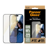 Folie de protectie pentru iPhone 15, PanzerGlass® Ultra-Wide Fit EyeCare Screen Protector