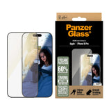 Folie de protectie pentru iPhone 16 Pro, PanzerGlass® Ultra-Wide Fit EyeCare Screen Protector