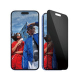 Folie de protectie pentru iPhone 15 Plus, PanzerGlass® Ultra-Wide Fit Privacy Screen Protector w. EasyAligner