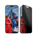 Folie de protectie pentru iPhone 16 Pro Max, PanzerGlass® Ultra-Wide Fit Privacy Screen Protector w. EasyAligner
