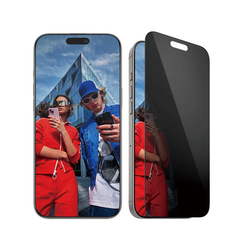 Folie de protectie pentru iPhone 16 Pro Max, PanzerGlass® Ultra-Wide Fit Privacy Screen Protector w. EasyAligner