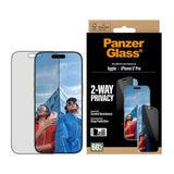 Folie de protectie pentru iPhone 17 Pro, PanzerGlass® Ultra-Wide Fit 2-Way Privacy Screen Protector w. EasyAligner