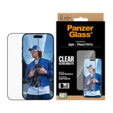 Folie de protectie pentru iPhone 16 Pro, PanzerGlass® Ultra-Wide Fit Screen Protector w. EasyAligner