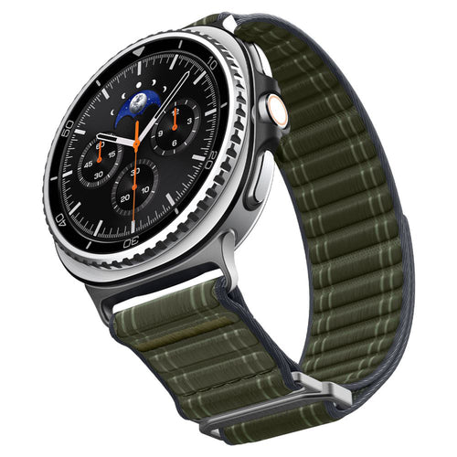 Curea pentru Samsung Galaxy Watch8 40mm, Spigen Watchband WBF0 (AMP10154), verde