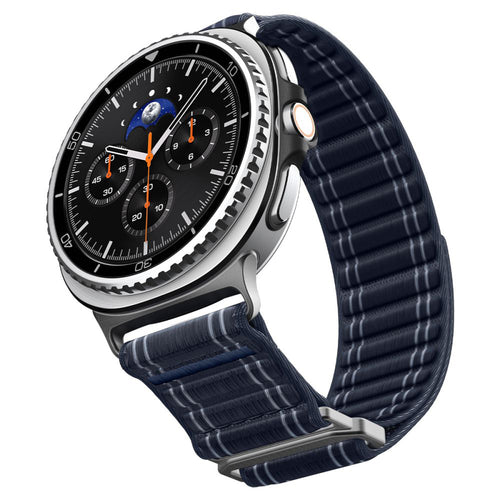 Curea pentru Samsung Galaxy Watch8 40mm, Spigen Watchband WBF0 (AMP10155), bleumarin