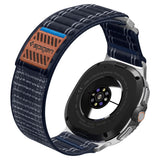 Curea pentru Samsung Galaxy Watch8 40mm, Spigen Watchband WBF0 (AMP10155), bleumarin