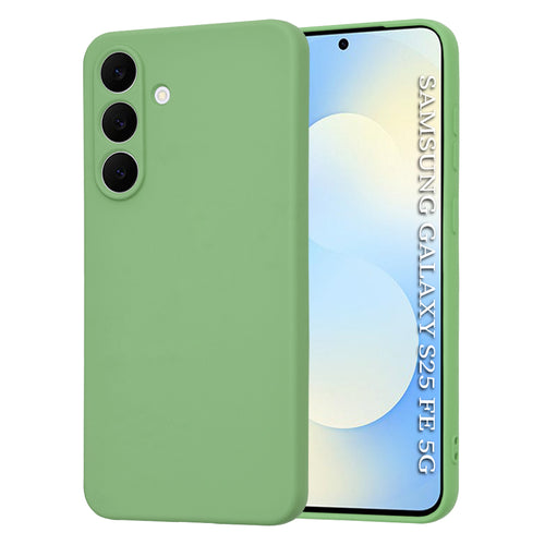 Husa pentru Samsung Galaxy S25 FE, Techsuit SoftFlex, verde deschis