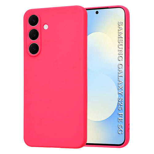 Husa pentru Samsung Galaxy S25 FE, Techsuit SoftFlex, fucsia