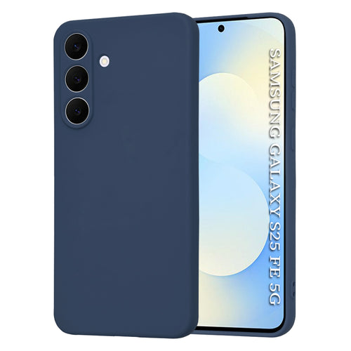 Husa pentru Samsung Galaxy S25 FE, Techsuit SoftFlex, bleumarin