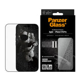 Folie de protectie pentru iPhone 16 Pro, PanzerGlass® Ultra-Wide Fit Ceramic II Screen Protector w. EasyAligner