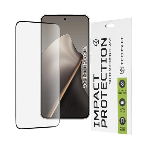 Folie de protectie pentru Xiaomi 15T, Techsuit 111D Full Cover / Full Glue Glass