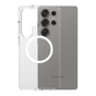 Husa pentru Samsung Galaxy S25 Ultra, PanzerGlass® Care Flagship Urban Combat White Qi Compatible, transparenta
