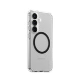 Husa pentru Samsung Galaxy S25, PanzerGlass® Care Flagship Urban Combat Black Qi Compatible, transparenta