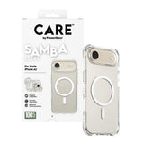 Husa pentru iPhone 17 Air, PanzerGlass® Care Fashionable Case w. White MagSafe, transparenta