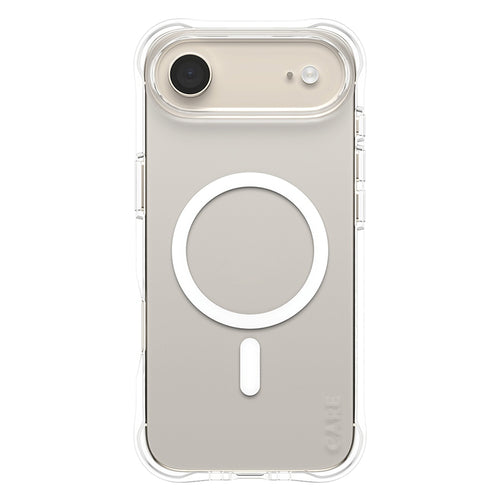 Husa pentru iPhone 17 Air, PanzerGlass® Care Fashionable Case w. White MagSafe, transparenta