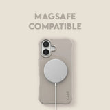 Husa pentru iPhone 17, PanzerGlass® Care Fashionable Case w. MagSafe, bej